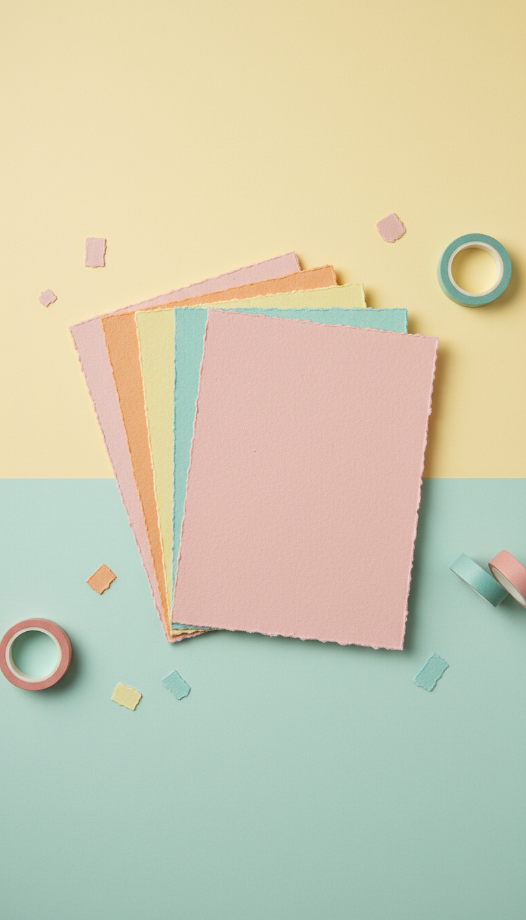 Textured Pastel Scrapbook Paper Pack