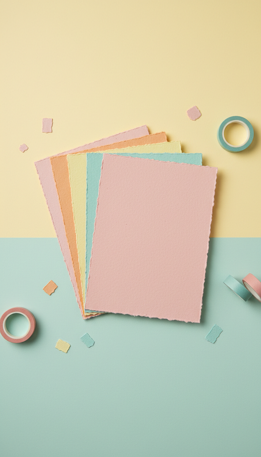 Textured Pastel Scrapbook Paper Pack
